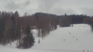 SKICENTRUM Miroslav Lipová Lázně - Dojezd hlavní sjezdovky - 15.1.2026 v 10:20