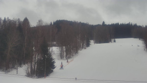 SKICENTRUM Miroslav Lipová Lázně - Dojezd hlavní sjezdovky - 15.1.2026 v 10:35