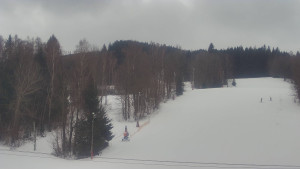 SKICENTRUM Miroslav Lipová Lázně - Dojezd hlavní sjezdovky - 15.1.2026 v 10:55