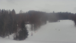 SKICENTRUM Miroslav Lipová Lázně - Dojezd hlavní sjezdovky - 15.1.2026 v 11:50