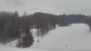 SKICENTRUM Miroslav Lipová Lázně - Dojezd hlavní sjezdovky - 15.1.2026 v 12:40