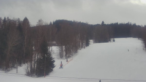 SKICENTRUM Miroslav Lipová Lázně - Dojezd hlavní sjezdovky - 15.1.2026 v 13:50