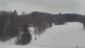 SKICENTRUM Miroslav Lipová Lázně - Dojezd hlavní sjezdovky - 15.1.2026 v 14:05
