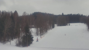 SKICENTRUM Miroslav Lipová Lázně - Dojezd hlavní sjezdovky - 15.1.2026 v 14:55