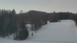 SKICENTRUM Miroslav Lipová Lázně - Dojezd hlavní sjezdovky - 16.1.2026 v 07:10