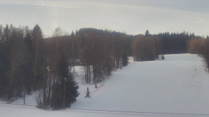 SKICENTRUM Miroslav Lipová Lázně - Dojezd hlavní sjezdovky - 16.1.2026 v 08:40