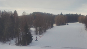 SKICENTRUM Miroslav Lipová Lázně - Dojezd hlavní sjezdovky - 16.1.2026 v 08:45