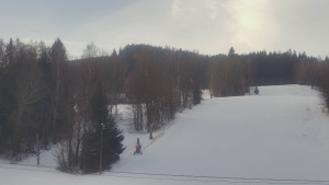 SKICENTRUM Miroslav Lipová Lázně - Dojezd hlavní sjezdovky - 16.1.2026 v 09:05