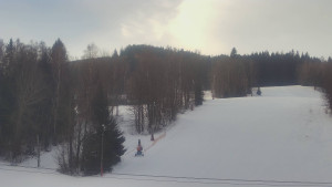 SKICENTRUM Miroslav Lipová Lázně - Dojezd hlavní sjezdovky - 16.1.2026 v 09:10
