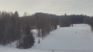 SKICENTRUM Miroslav Lipová Lázně - Dojezd hlavní sjezdovky - 16.1.2026 v 09:50