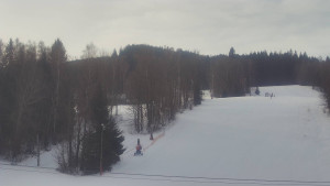 SKICENTRUM Miroslav Lipová Lázně - Dojezd hlavní sjezdovky - 16.1.2026 v 09:55