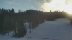 Dojezd hlavní sjezdovky