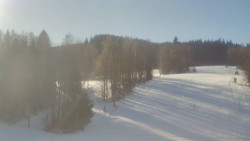 Dojezd hlavní sjezdovky