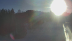 Dojezd hlavní sjezdovky