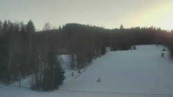 Dojezd hlavní sjezdovky