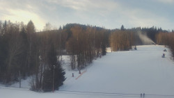 Dojezd hlavní sjezdovky