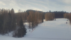 Dojezd hlavní sjezdovky