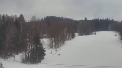 Dojezd hlavní sjezdovky