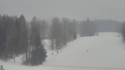 Dojezd hlavní sjezdovky