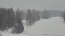 Dojezd hlavní sjezdovky