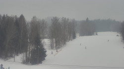 Dojezd hlavní sjezdovky