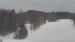 Dojezd hlavní sjezdovky