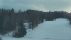 Dojezd hlavní sjezdovky