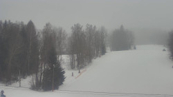 Dojezd hlavní sjezdovky