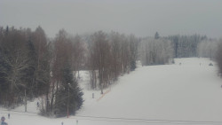 Dojezd hlavní sjezdovky