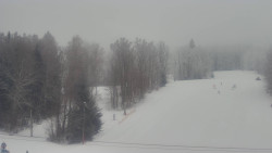 Dojezd hlavní sjezdovky