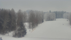 Dojezd hlavní sjezdovky