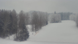 Dojezd hlavní sjezdovky