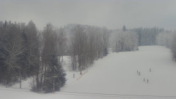 Dojezd hlavní sjezdovky