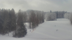 Dojezd hlavní sjezdovky