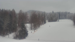 Dojezd hlavní sjezdovky