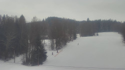 Dojezd hlavní sjezdovky