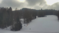 Dojezd hlavní sjezdovky