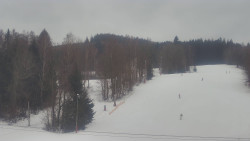 Dojezd hlavní sjezdovky