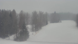 Dojezd hlavní sjezdovky