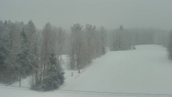 Dojezd hlavní sjezdovky