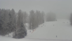 Dojezd hlavní sjezdovky