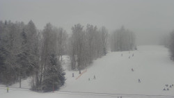 Dojezd hlavní sjezdovky