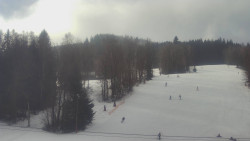 Dojezd hlavní sjezdovky