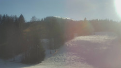 Dojezd hlavní sjezdovky