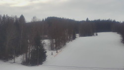 Dojezd hlavní sjezdovky