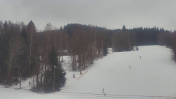 Dojezd hlavní sjezdovky