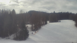 Dojezd hlavní sjezdovky