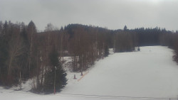 Dojezd hlavní sjezdovky