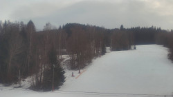 Dojezd hlavní sjezdovky