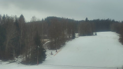 Dojezd hlavní sjezdovky